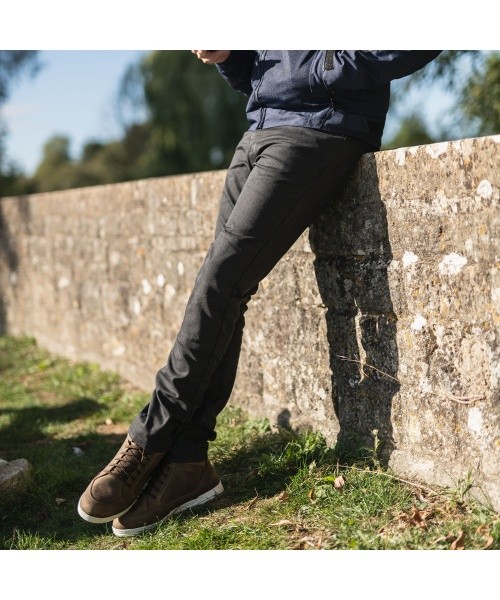 Vyriški motociklininko džinsai Oxford Original Approved CE Regular Fit juodi