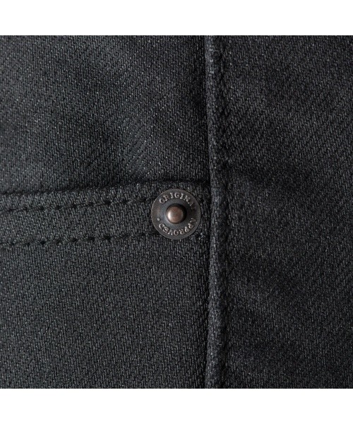 Vyriški motociklininko džinsai Oxford Original Approved CE Regular Fit juodi