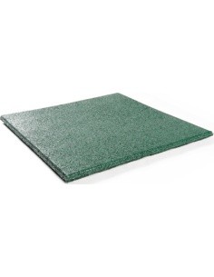 Rubber Tile Base Premium - Square, Green