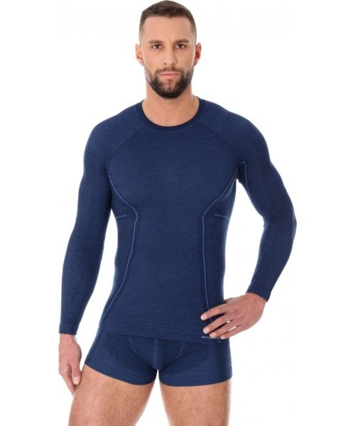 Brubeck Active Wool men's thermal shirt black