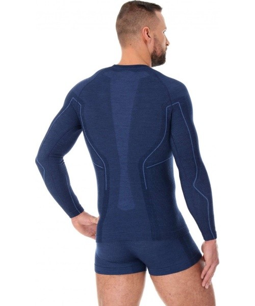 Brubeck Termo Marškinėliai Vyrams Active Wool Black
