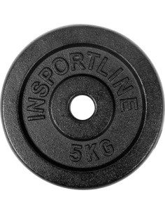 Cast Iron Weight Plate inSPORTline CastCzech 5 kg 30 mm