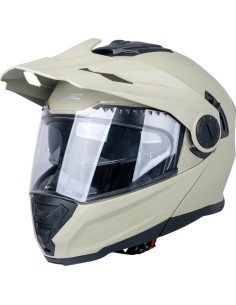 Flip-Up Enduro Helmet W-TEC Biscay P/J - Beige matte