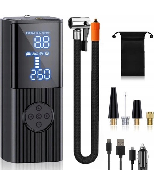 Electric Air Pump inSPORTline Dukefira w/ Power Bank & LED Light