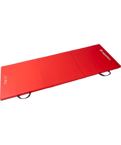 Folding Gymnastics Mat inSPORTline Trifold 180 x 60 x 3 cm - Red