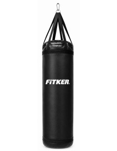 Bokso maišas Fitker PRO su diržais, PVC, juodas - 150X60cm