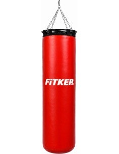 Bokso kriaušė Fitker Training, PVC - 150x35cm - Raudona