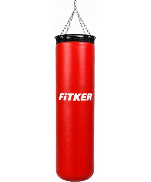 Punching Bag Fitker® TRAINING, PVC - 150x45cm - Red