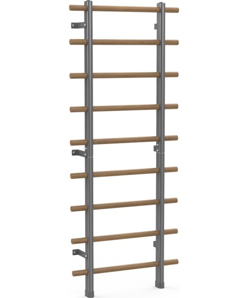 Wall Bars inSPORTline Wootaline 199 x 80 cm w/ Pull-Up Bar & Parallel Bars, Gray
