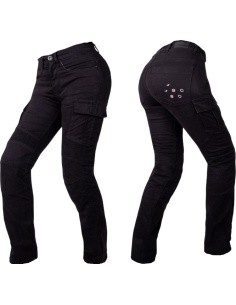 Women’s Motorcycle Jeans W-TEC Komehana - Black