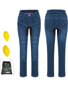 Women’s Motorcycle Jeans W-TEC Biterilla Eva Lady - Mėlyna
