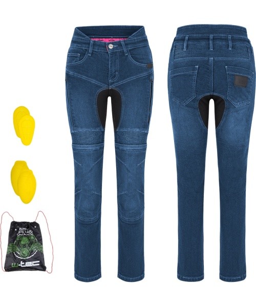 Women’s Motorcycle Jeans W-TEC Biterilla Eva Lady - Mėlyna