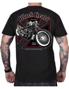 Marškinėliai BLACK HEART Grinder - Juoda