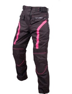 Women’s Motorcycle Pants W-TEC Durmanes Lady - Pink-Black
