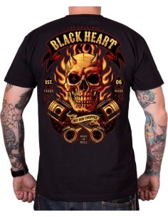 Marškinėliai BLACK HEART Hell Boy - Juoda