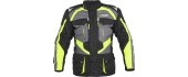 Men’s Motorcycle Jacket W-Tec Burdys Evo - Black, grey, green