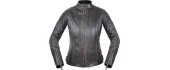 Women’s Leather Motorcycle Jacket W-TEC Lecia - Brown
