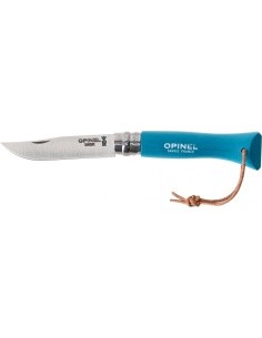 Peilis Opinel Colorama 06 inox turkis su virvute
