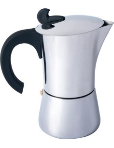 Stainless Steel Espresso Maker BasicNature, 2 Cups