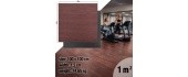 Tvirtas grindų kilimėlis inSPORTline Luxteko Flat 100 x 100 x 1,5 cm - Mediena