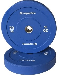 Rubber Weight Plate inSPORTline Bumper Plate Go 20 kg 50 mm
