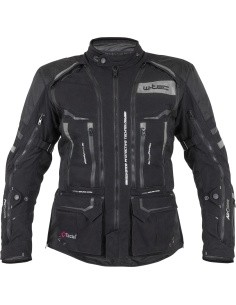 Motorcycle Jacket W-TEC Aircross - Black and grey