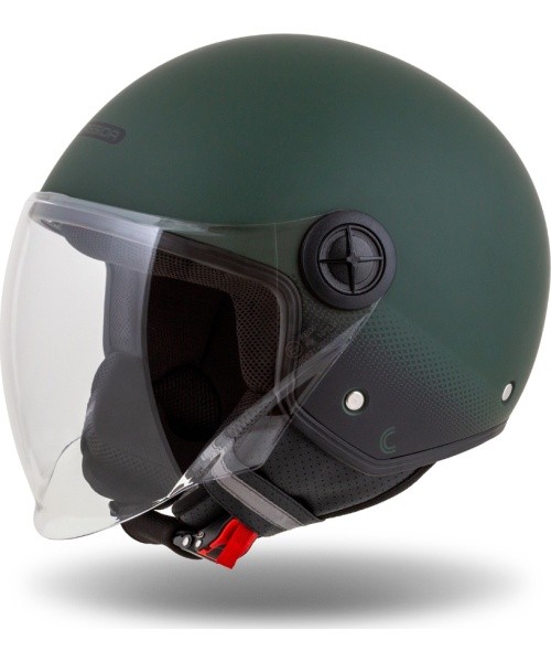 Motociklininko šalmas Cassida Handy matinis žalias/juodas