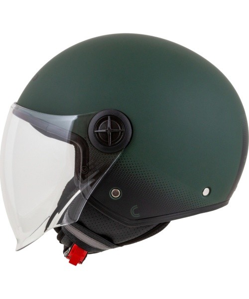 Motociklininko šalmas Cassida Handy matinis žalias/juodas