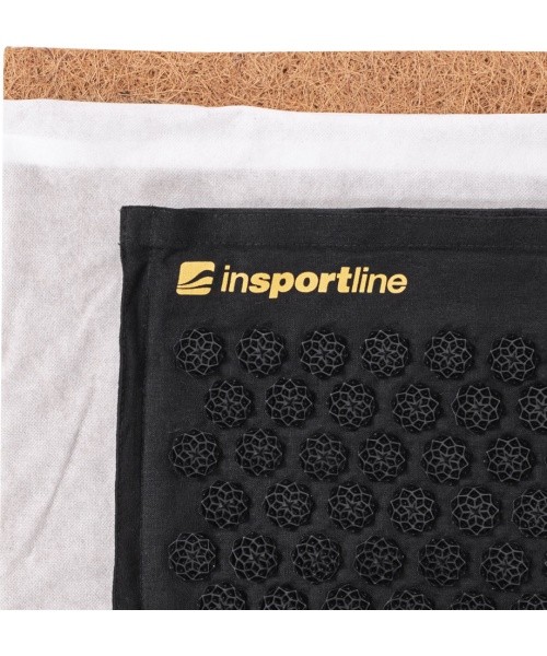 Acupressure Mat and Pillow inSPORTline EcoSpike - Black