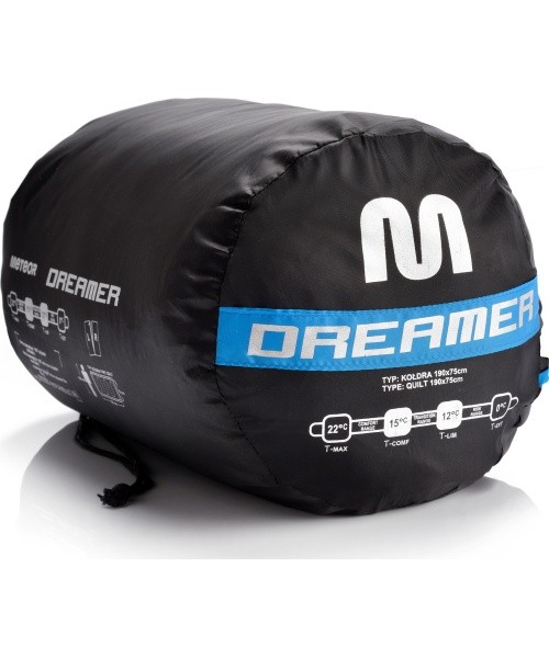 Sleeping bag meteor dreamer - Black/Blue - L