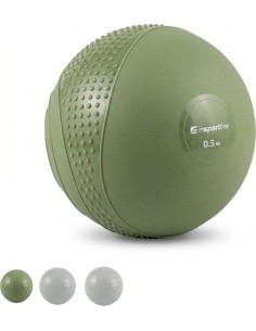 Mini medicininis kamuolys inSPORTline Sendelar 10,5 cm / 0,5 kg