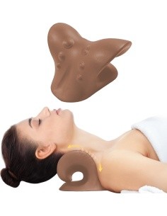 Kaklo ir pečių masažuoklis inSPORTline Muneal - Mocha mousse