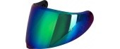 Pinlock®-Ready Replacement Visor for Cassida Orbit REVO Helmet - Zelená zrcadlová