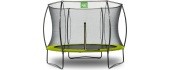 EXIT Silhouette trampoline ø244cm - green Outdoor Round Coil spring Above ground trampoline