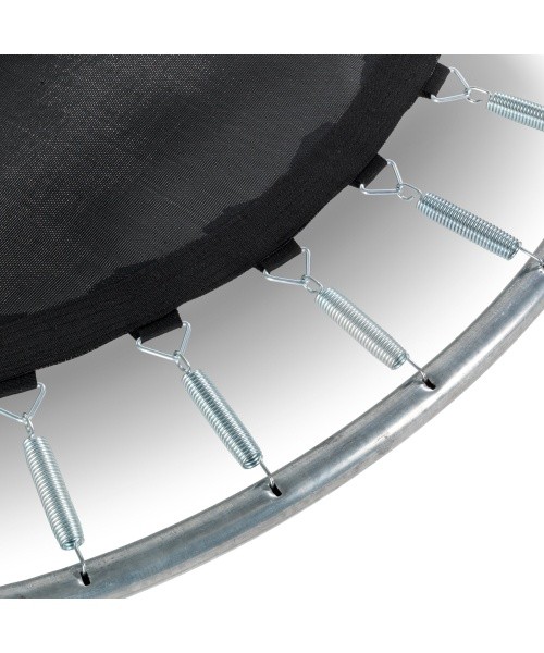 EXIT Silhouette trampoline ø244cm - green Outdoor Round Coil spring Above ground trampoline