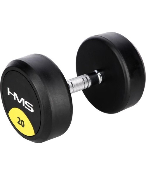 Gumuotas hantelis HG PRO HMS - 20 kg
