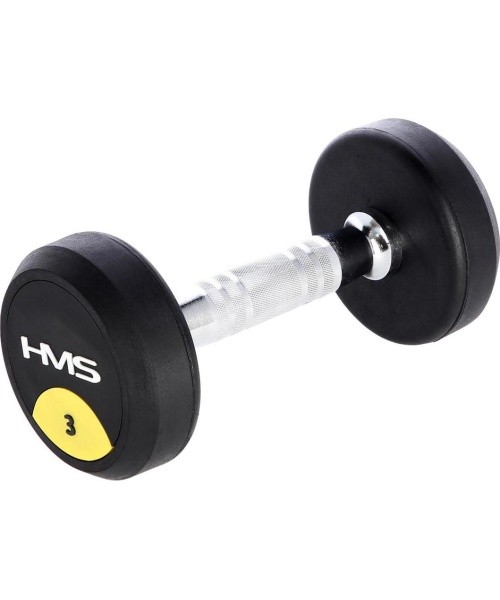 Guminis hantelis HG PRO HMS - 3 kg