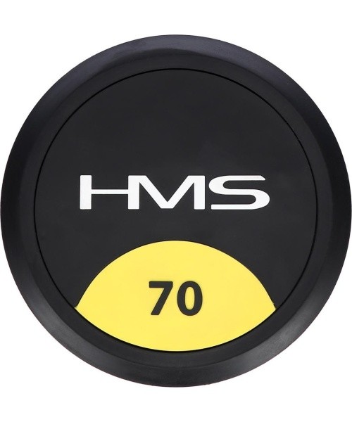 Guminis hantelis HG PRO HMS - 70 kg