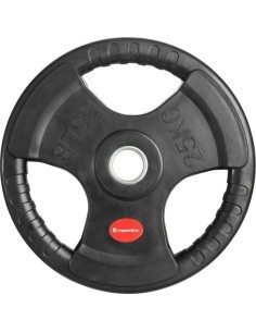 Rubber-Coated Olympic Weight Plate inSPORTline Graton OL 25 kg 50 mm