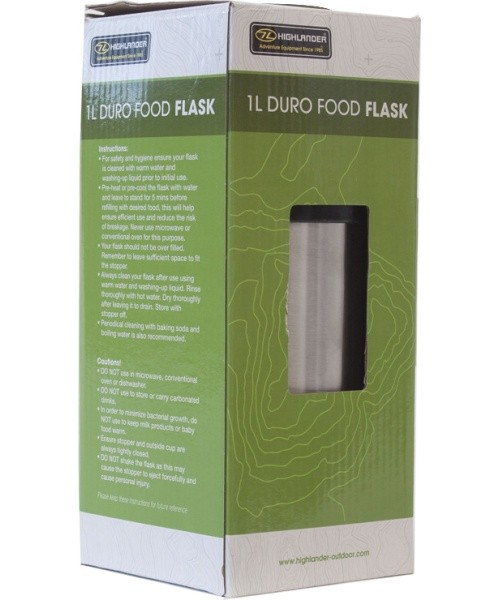 Food Flask Highlander Duro, 1 l - Silver