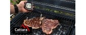 Digital grill thermometer with probe