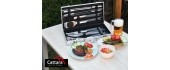 Barbecue Tools Set Cattara Gray Line - 11pcs, Aluminium Case