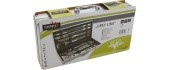 Barbecue Tools Set Cattara Gray Line - 11pcs, Aluminium Case