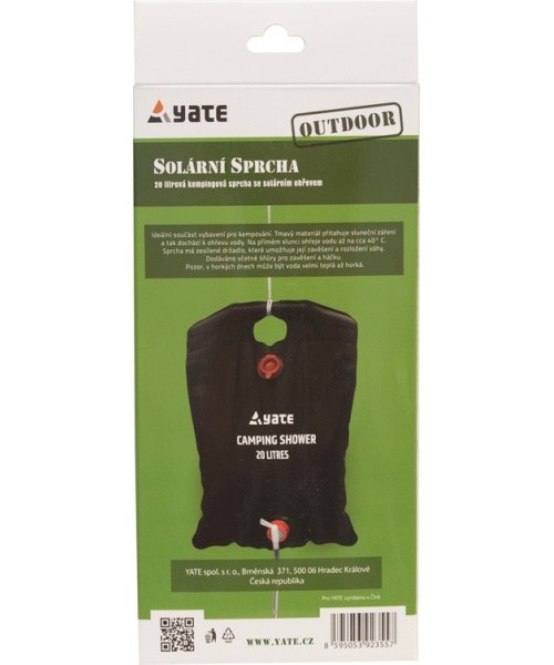 Saulės dušas YATE, 20 l