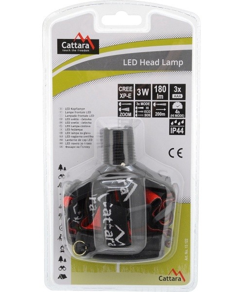 LED Headlamp Cattara Zoom 180lm