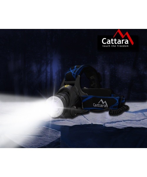 LED žibintuvėlis ant galvos Cattara Zoom, 570 lm
