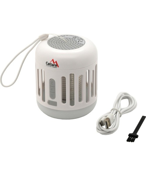 Cattara įkraunamas žibintuvėlis su UV vabzdžių gaudykle ir Bluetooth muzika