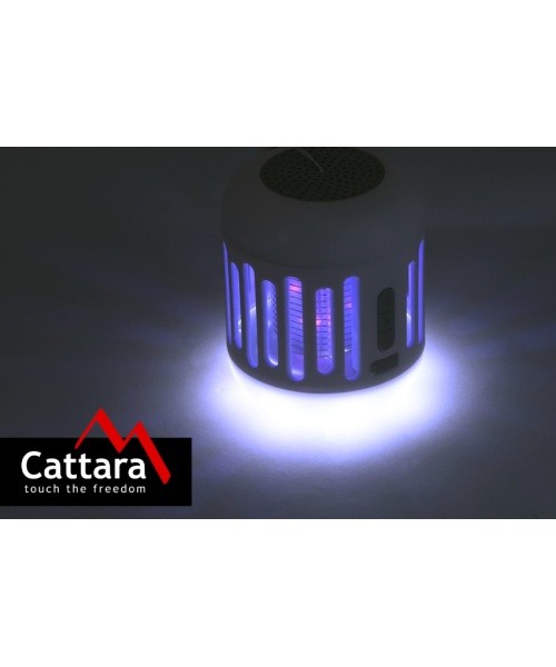 Music Cage Bluetooth Rechargeable Flashlight + UV Insect Trap Cattara