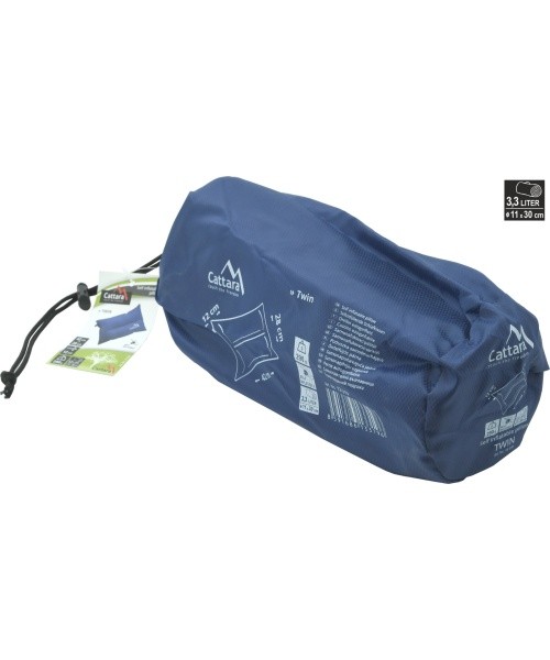 Self-Inflating Pillow Cattara Twin - Blue, 42x28x12cm