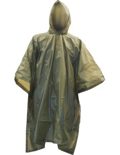 Lietpaltis-poncho Highlander, alyvuogių spalvos